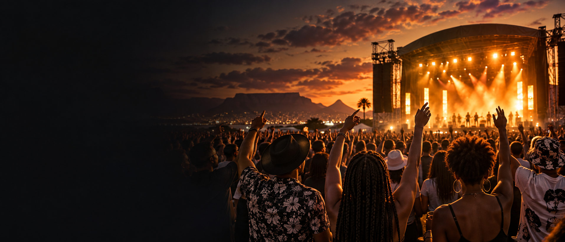 Crowd at a live event